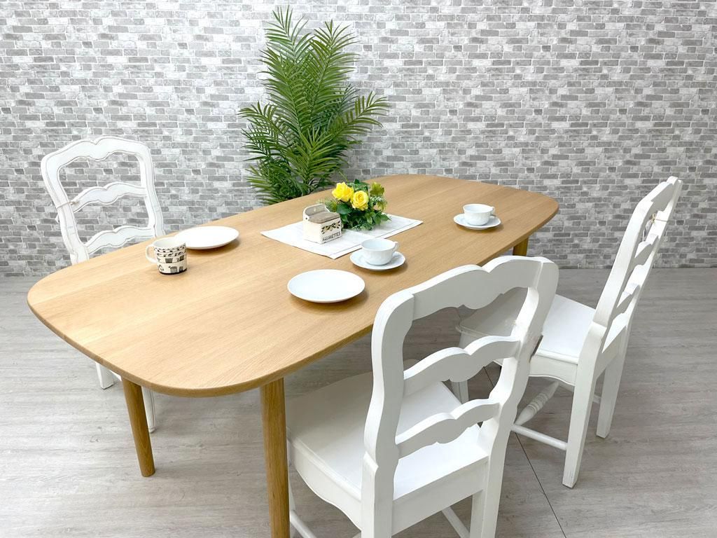 アクタス ACTUS × 深澤直人 × マルニ木工 MARUNI アオヤマ ダイニングテーブル AOYAMA DINING TABLE オーク無垢材  W180cm 定価￥326,700- ● - TOKYO RECYCLE imption | 東京・世田谷のリサイクルショップ