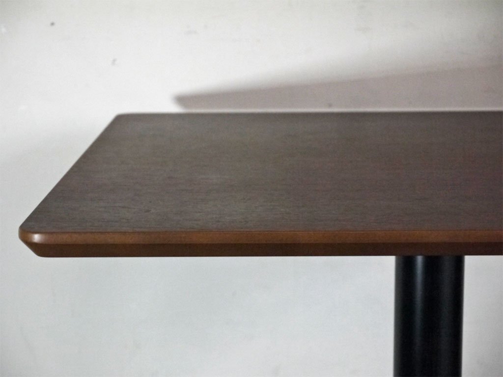 シンプルデザイン Simple Design ウォールナット×スチールレッグ カフェテーブル サイドテーブル ■