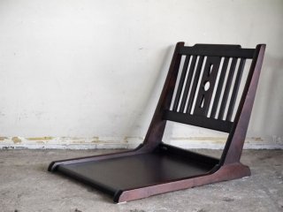 北海道民芸家具 HM690 座椅子 ローチェア 樺無垢材 民藝家具 ■