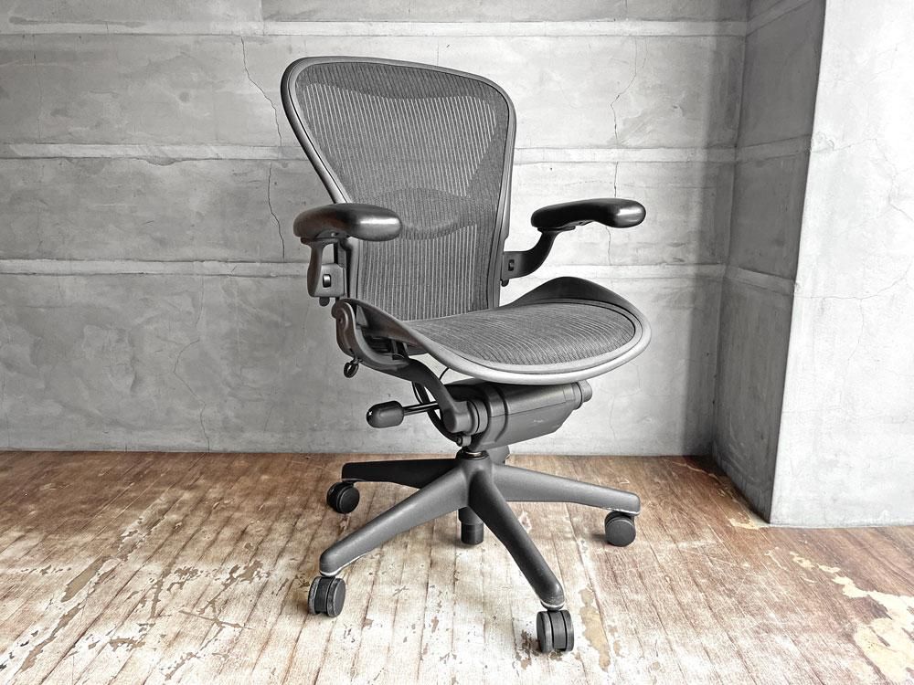 ハーマンミラー Herman Miller アーロンチェア Bサイズ ランバー ...