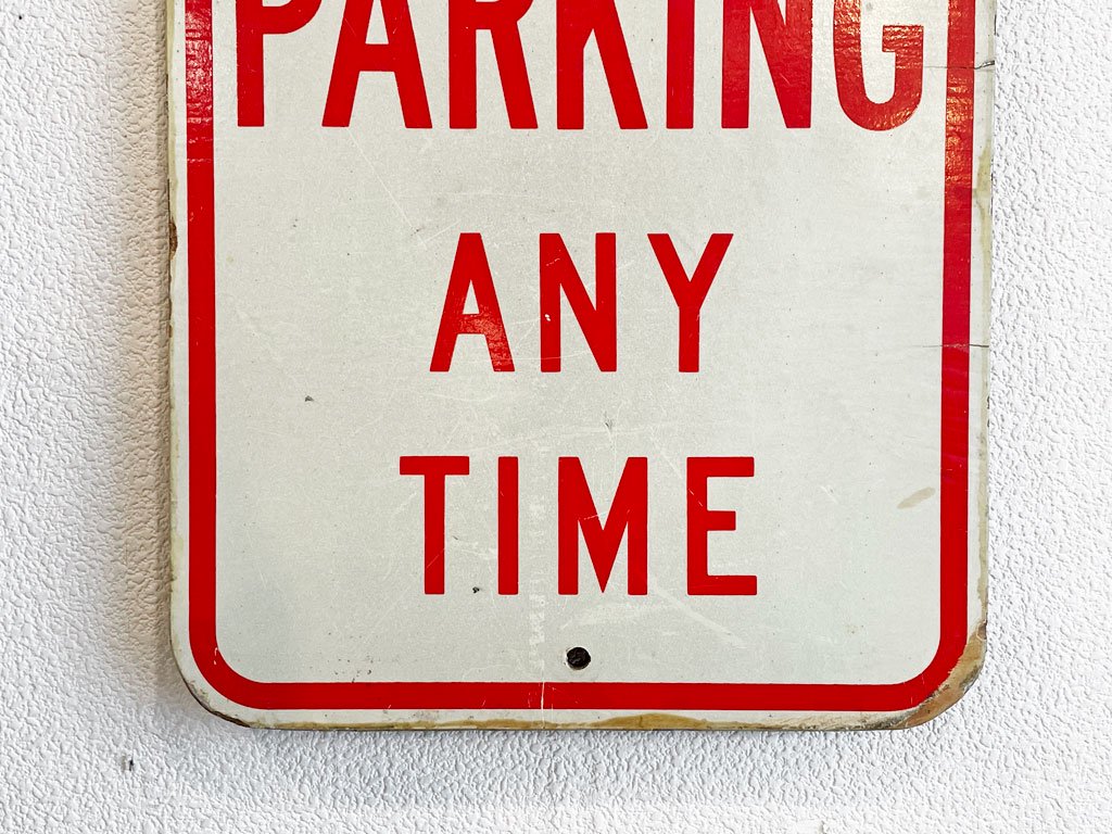 USӥơ Vintage ѡ NO PARKING ANYTIME ƻϩɸ  ǥץ쥤 Ź޽ 3045 ꥫ  