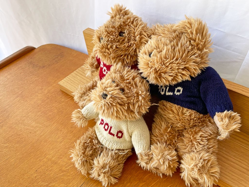 ポロ・ラルフローレン Polo Ralph Lauren テディベア ぬいぐるみ3体