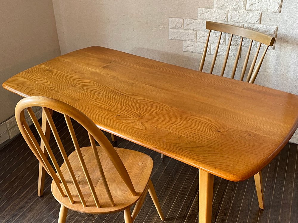  ERCOL 쥯󥰥 ˥󥰥ơ֥ Rectangle Dining Table  W137cm UKӥơ UK Vintage 