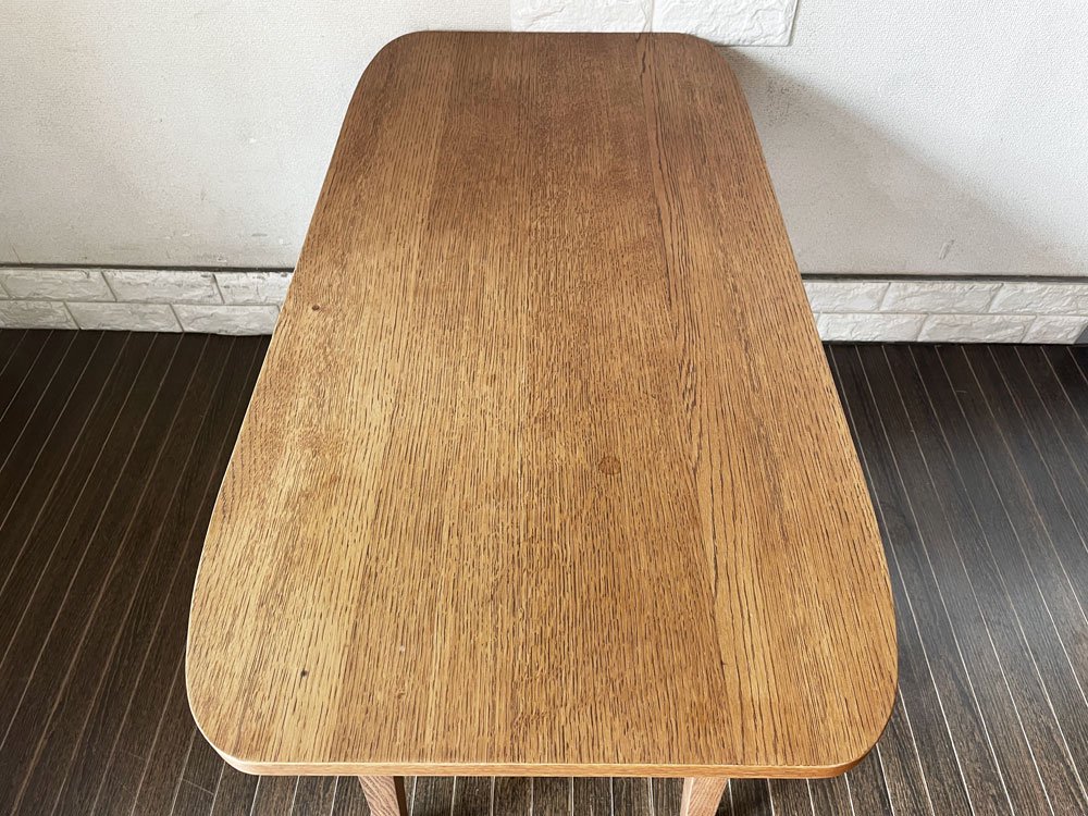 ウニコ unico クルト KURT カフェテーブル コーヒーテーブル オーク材 W100cm 北欧スタイル 定価￥40,480- ◎
