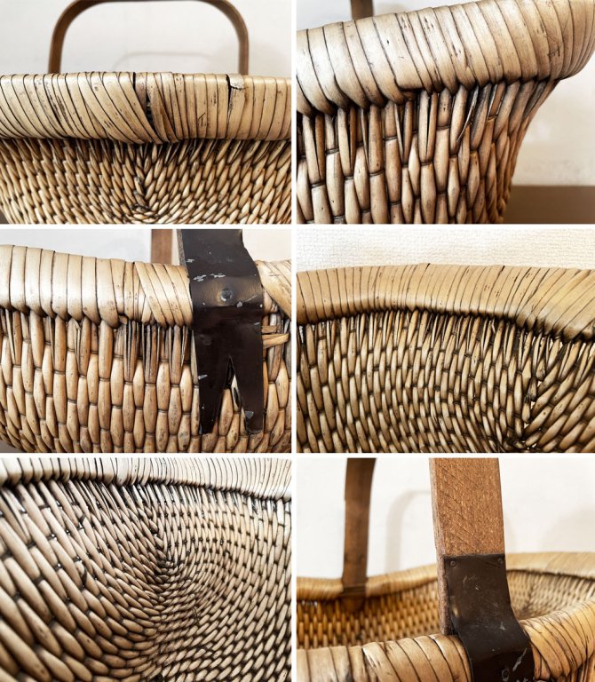 ǥӥơ Swedish Vintage ˥ѡХå Juniper basket ԥ˥åХå  ϥɥ W56cm ̲ 