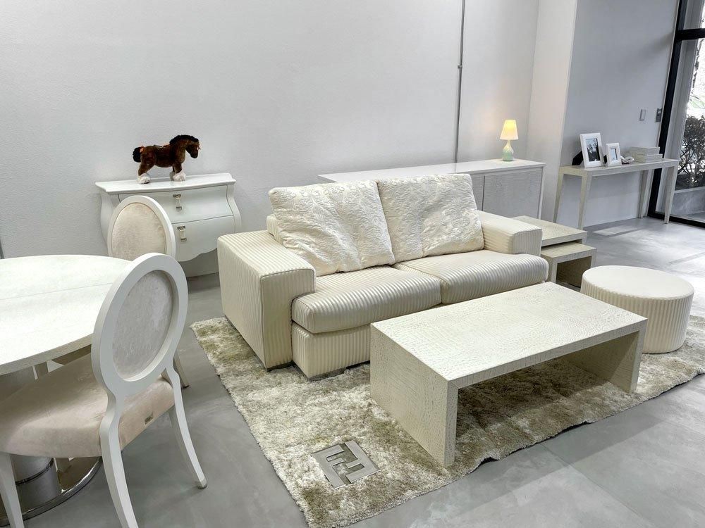 フェンディカーサ FENDI CASA ドミノ Domino 2人掛けソファ フェザー