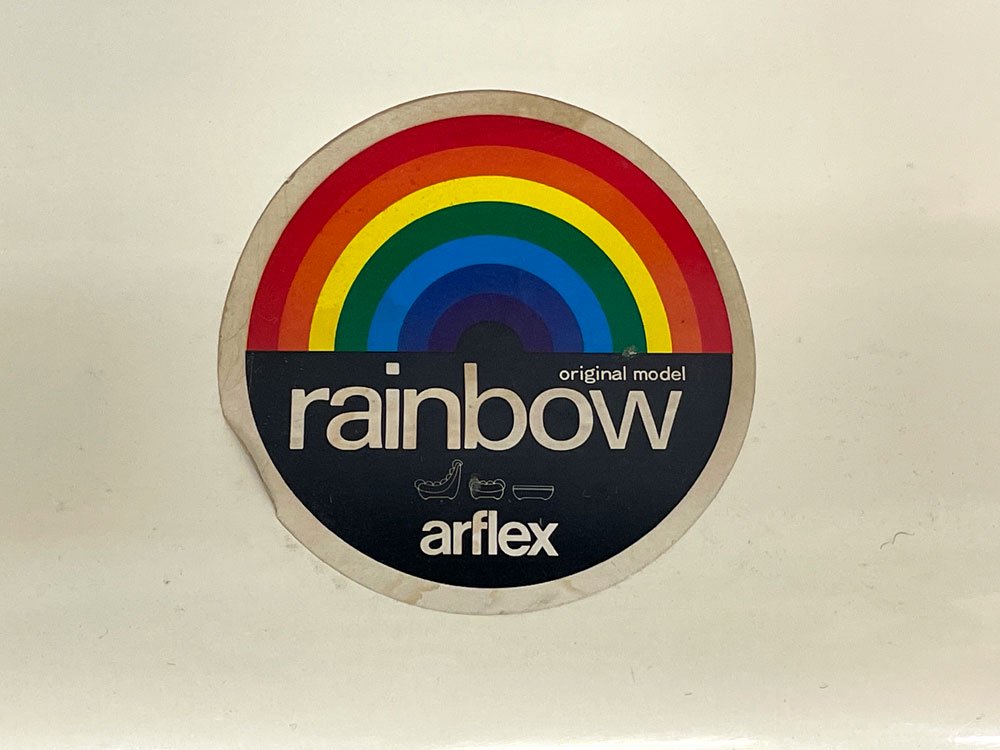 եå arflex 쥤ܡ Rainbow Chair 饦󥸥 ե ڡ ߥåɥ꡼ ꥢ 70's ӥơ    