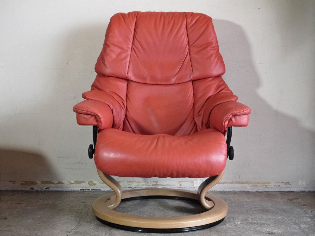 ͥ EKORNES ȥ쥹쥹 Stressless  RENO ꥯ饤˥󥰥 åȥޥ󥻥å M 쥶 إ  ̲ Υ륦 