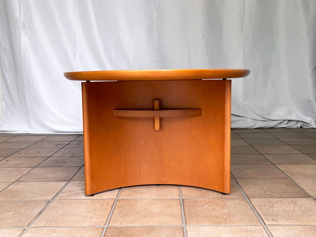 フクラ HUKLA オーバル センターテーブル ローテーブル 樺材 W140cm