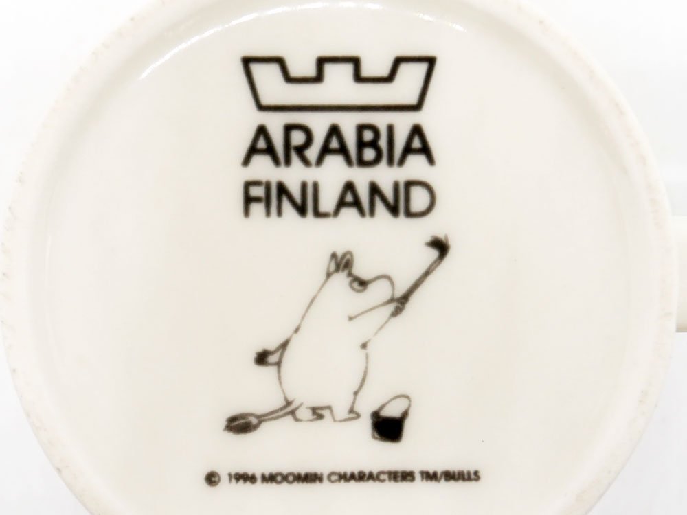 アラビア ARABIA ムーミン マグ カップ 1996-2002年 オフィス イエロー 希少 ●