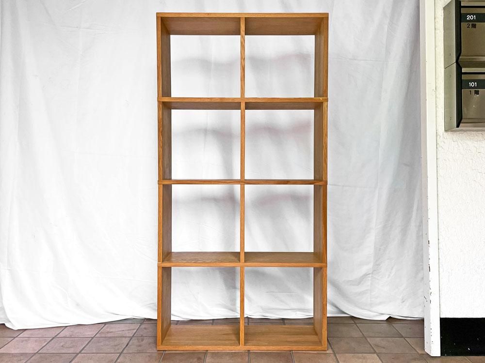 無印良品】ナチュラル 4段 縦型シェルフ中古品