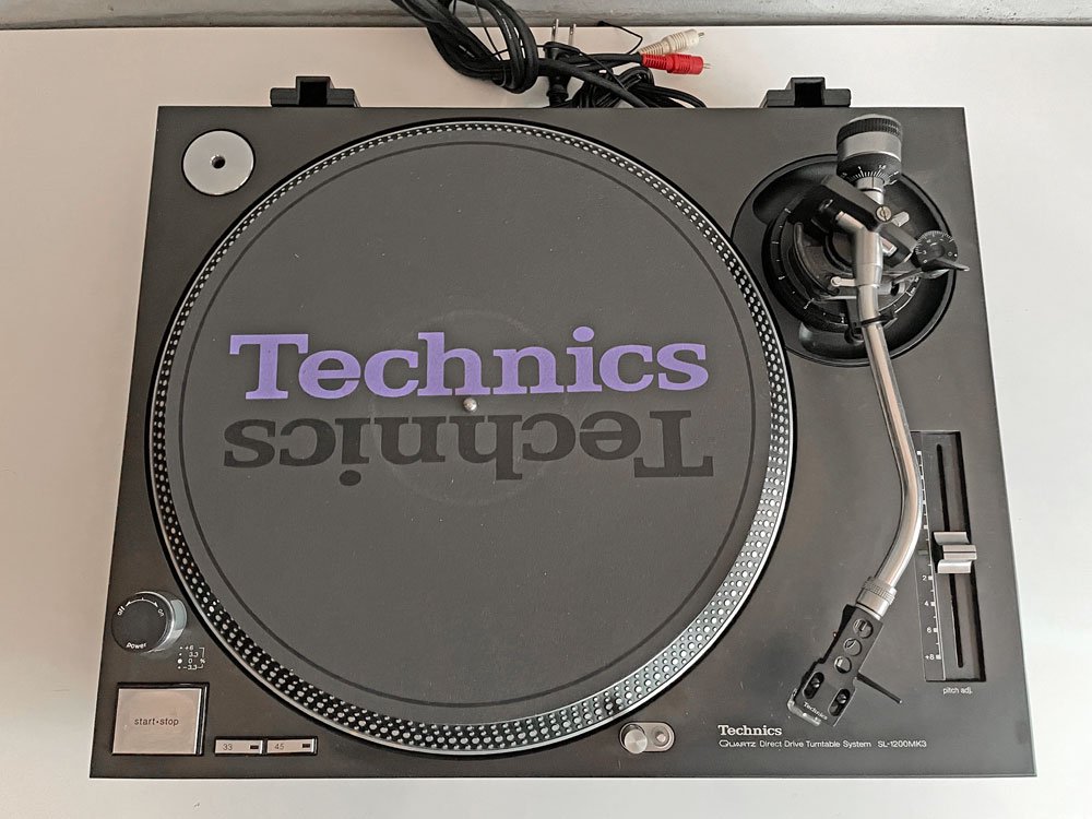 テクニクス Technics ターンテーブル SL-1200MK3 ブラック レコード