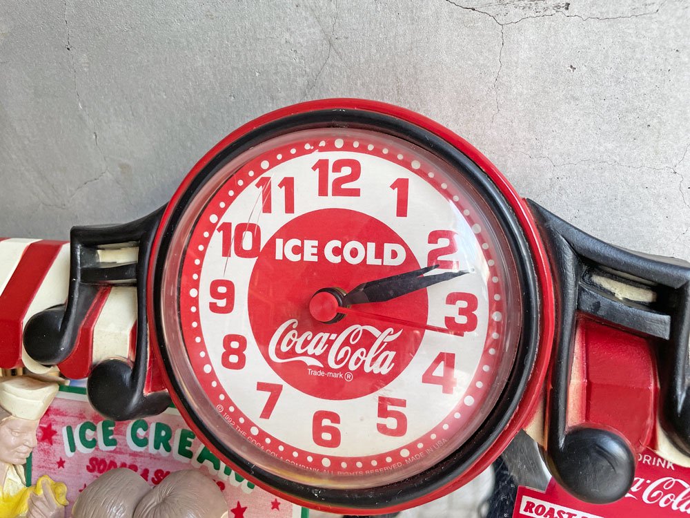 コカ・コーラ Coca Cola ビンテージ 壁掛け時計 ウォールクロック