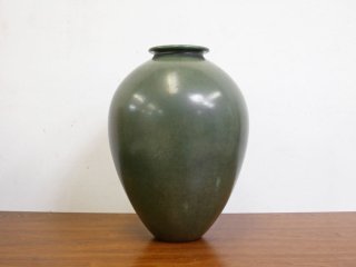 モバック Mobach ceramics フラワーベース 花瓶 グリーン 大型 H38cm オランダ ダッチビンテージ ミッドセンチュリー ● 