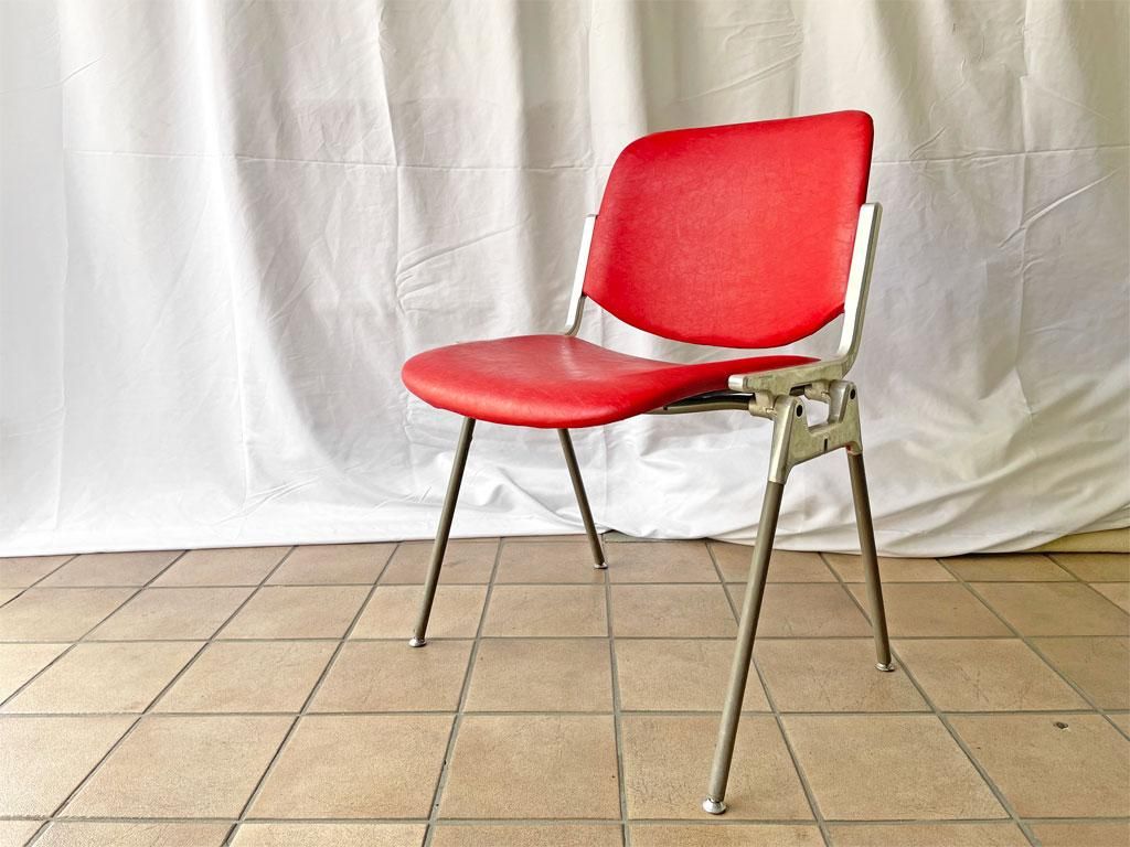 カステリ Castelli DSC 106 ダイニングチェア スタッキングチェア ミーティングチェア ジャンカルロ・ピレッティ ビンテージ