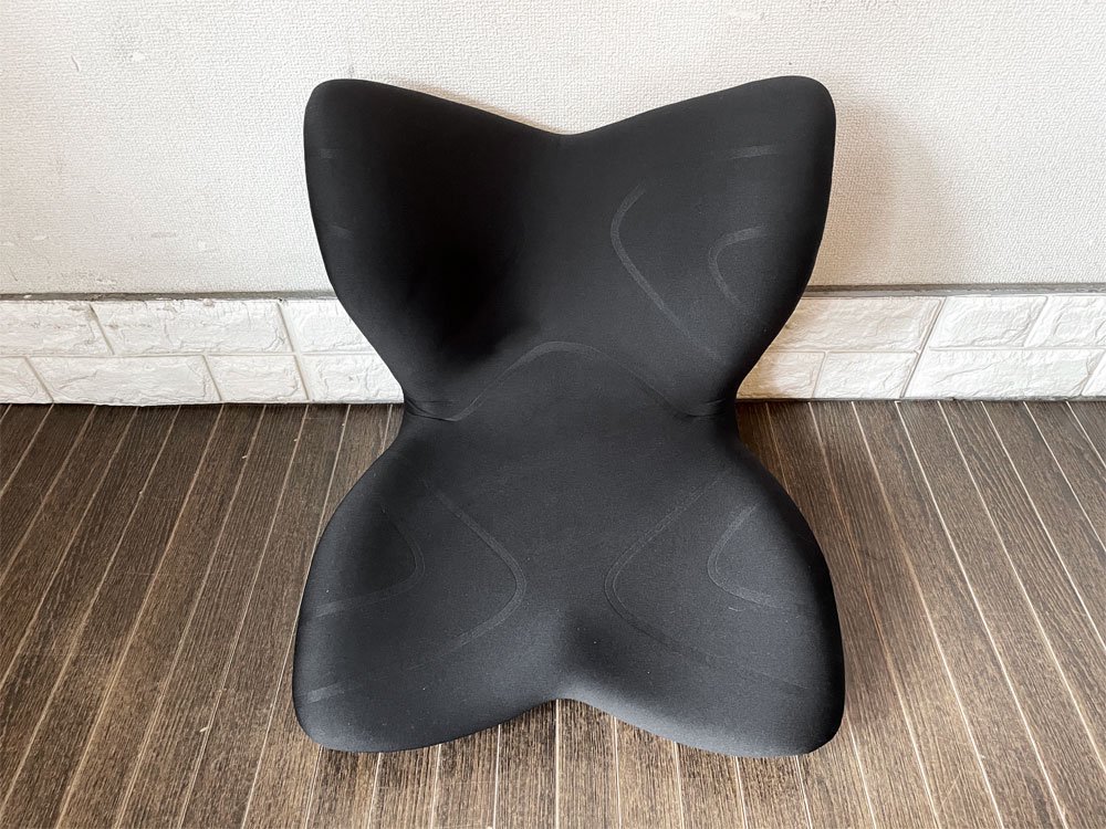 MTG スタイルプレミアム Style PREMIUM 姿勢サポートシート 座椅子 ブラック 腰椎・骨盤サポート 低反発&高反発ウレタンシート 定価￥26,180- ◎