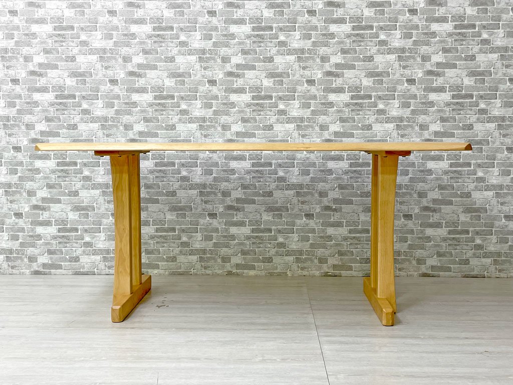 ナチュラルモダン Natural Modern オーク無垢材 リビングダイニングテーブル W150cm ● 