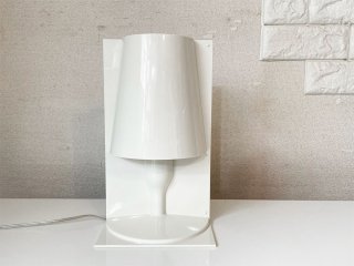 カルテル Kartell テイク TAKE テーブルランプ ポリカーボネート製 ホワイト フェルチョ・ラヴィアーニ イタリア 定価￥21,700- ◎