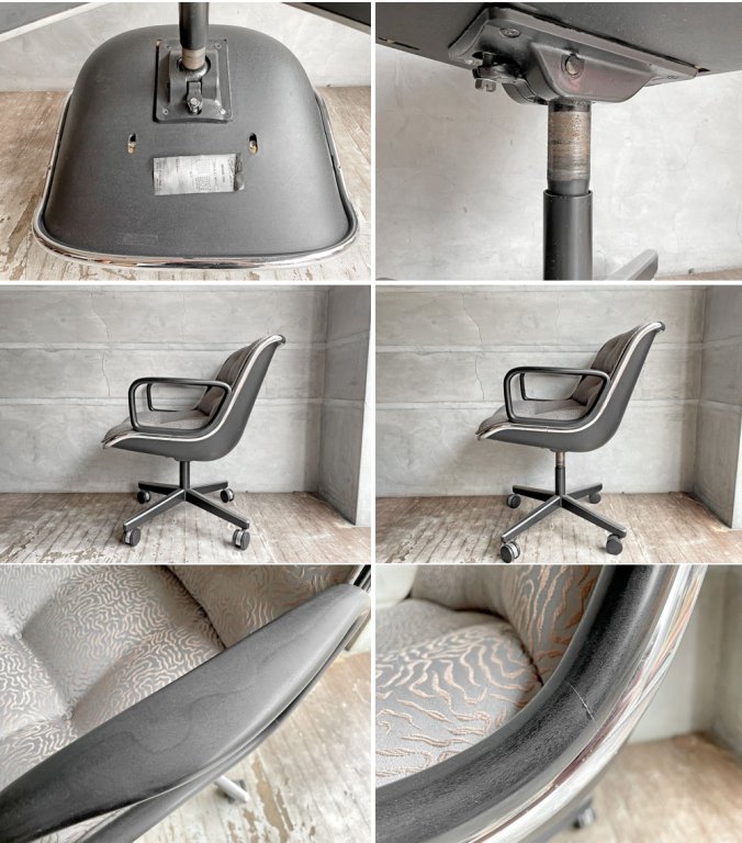Υ Knoll ݥå Pollock Chair ƥ֥ 4ܵ ߵǽ ե֥å 㡼륺ݥå ̾ػ ߥåɥ꡼ 