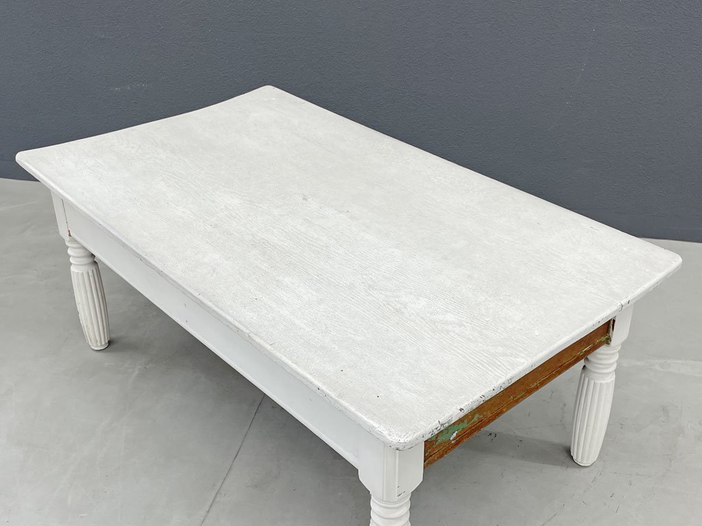 ե󥹥ӥơ ӡå ڥƥå 󥿡ơ֥ French vintage centertable shabby chic 