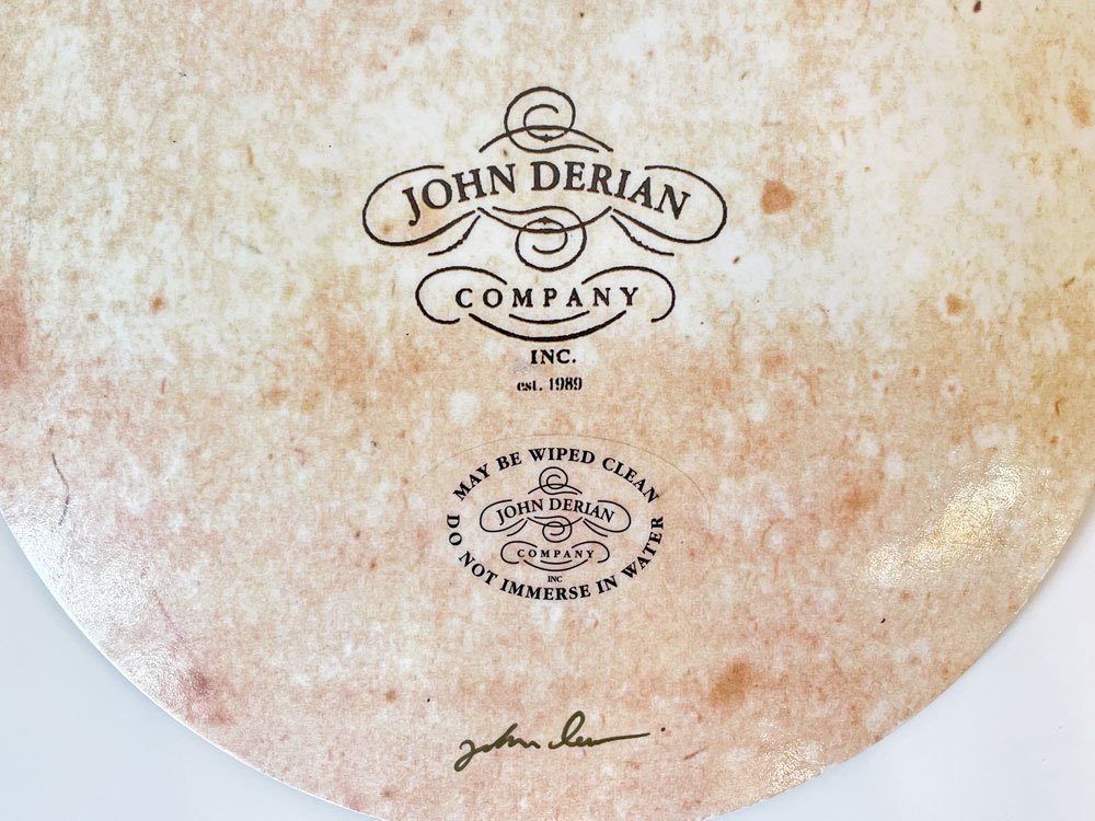 ジョンデリアン JOHN DERIAN デコパージュプレート 飾り皿 キッチン 
