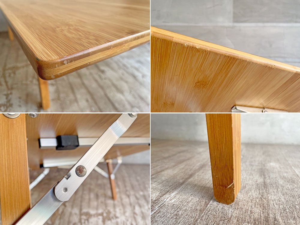 ロゴス LOGOS 木製テーブル Bamboo テーブル 竹製ローテーブル 