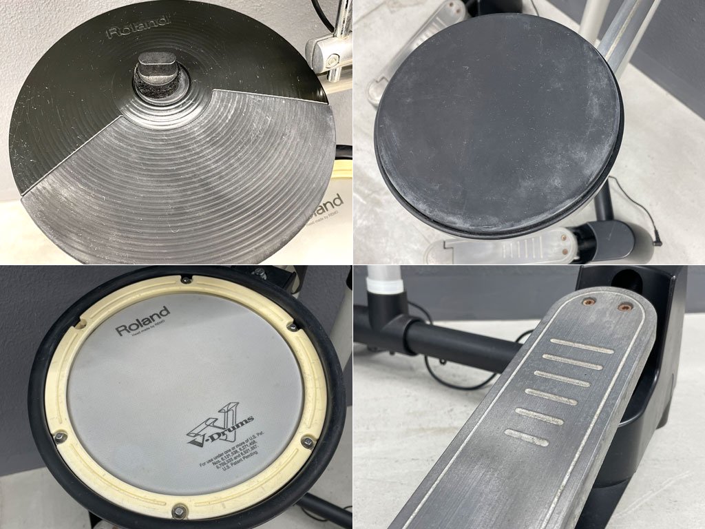 ローランド Roland V-Drums HD-1 電子ドラム Pearl ドラムスローン付 動作確認済 分解発送 〓