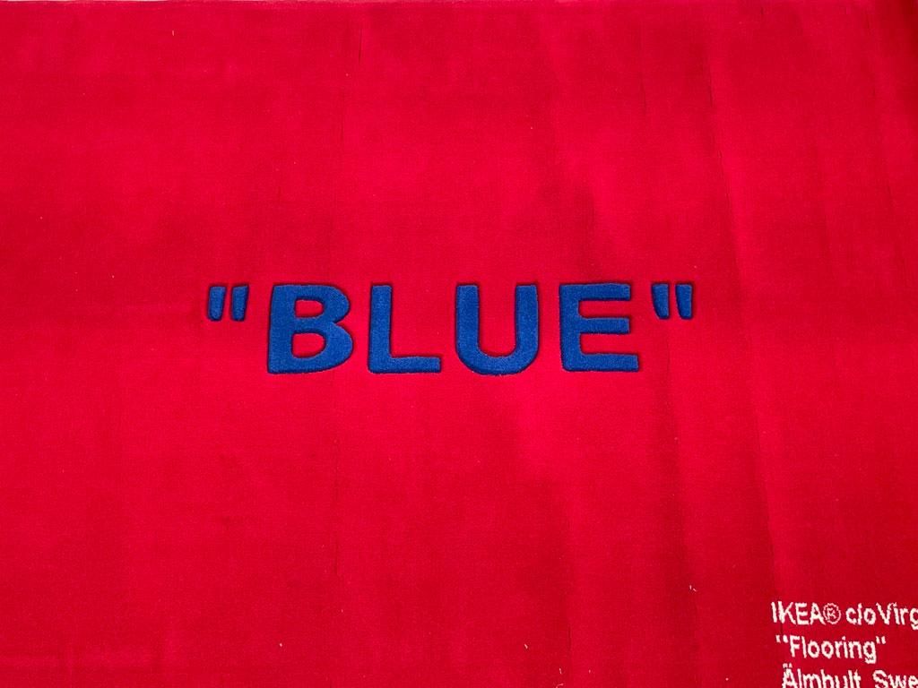 イケア IKEA × ヴァージル・アブロー Virgil Abloh ”Blue ブルー” 200