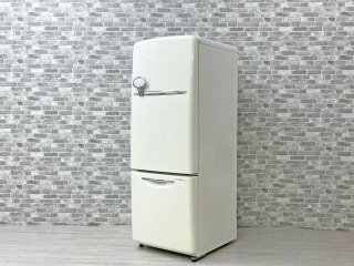 ナショナル National ウィル WiLL 冷凍冷蔵庫 ホワイト 2006年製 165L NR-B172R-W LED照明 ガラス棚板 廃番 ノスタルジック ●
