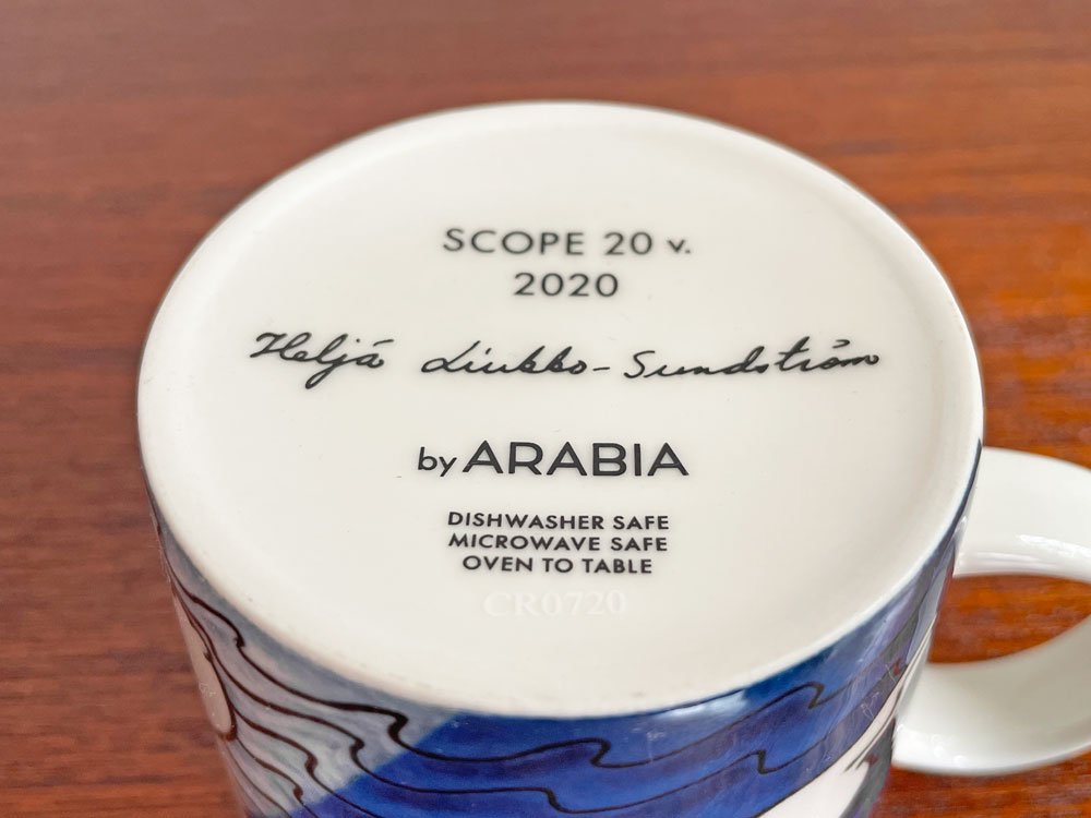 グラス/カップアラビア　ARABIA ヘルヤ　マグ　ムーンパス