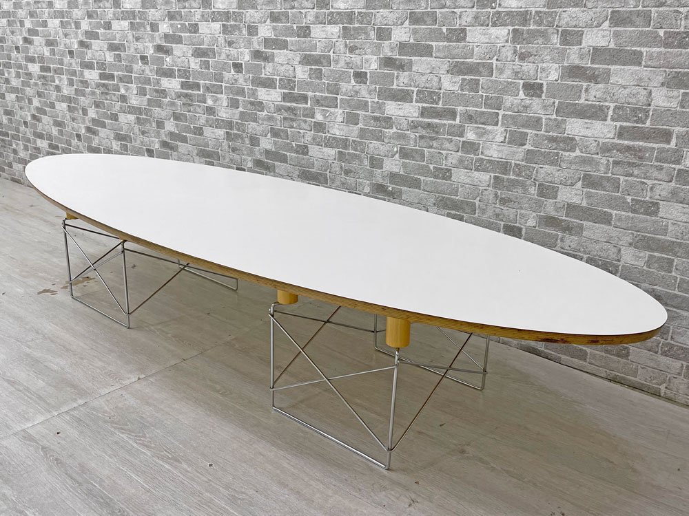 ॺ ץƥơ֥ Elliptical Table եܡ ҡơ֥ ۥ磻ŷ 㡼륺쥤ॺ C&R Eames W177cm ץ  