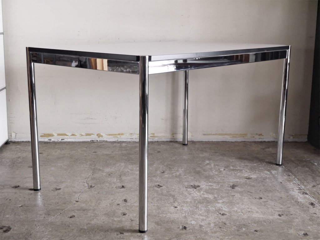 USMϥ顼 USM Haller ⥸顼ե˥㡼 Modular Furniture ϥ顼ơ֥ ǥ W125cm ۥ磻ȥߥ͡ŷ 