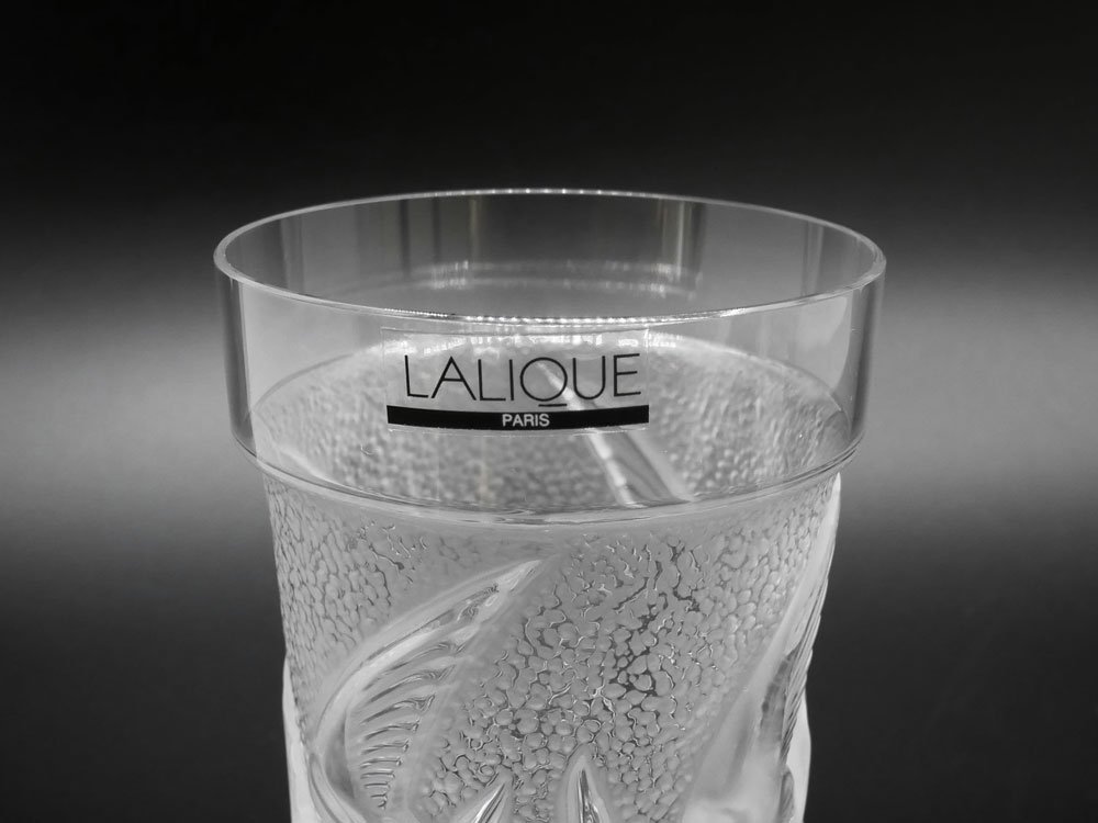 ラリック LALIQUE イロンデル ツバメ クリスタル タンブラー グラス 2