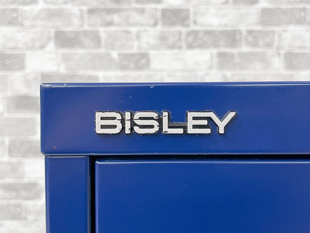 ビスレー BISLEY ベーシック BASICシリーズ A3キャビネット BA3/10 10段 デスクキャビネット ブルー オフィス家具 英国 ● 