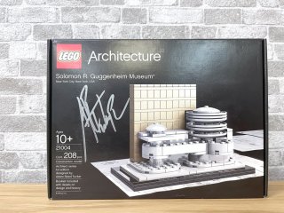 レゴ LEGO アーキテクチャー Architecture グッゲンハイム美術館 Guggenheim 21004 フランク・ロイド・ライト 箱付き 未開封品 サイン入り デンマーク ● 