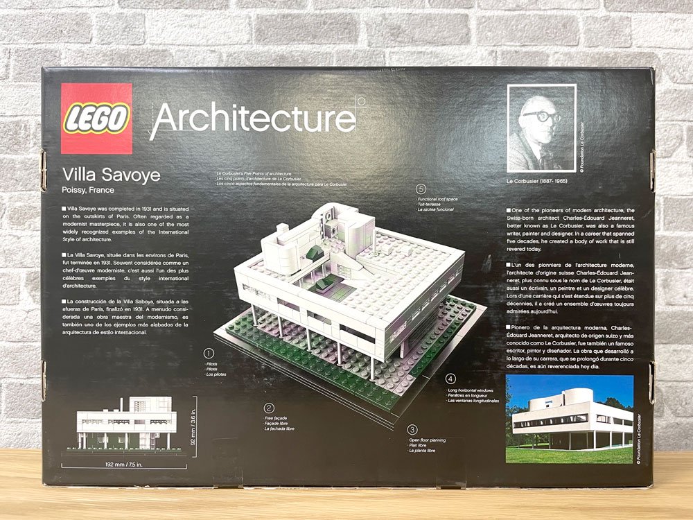 쥴 LEGO ƥ㡼 Architecture š Villa Savoye 21014 롦ӥ奸 Le Corbusier Ȣդ ̤ ǥޡ  