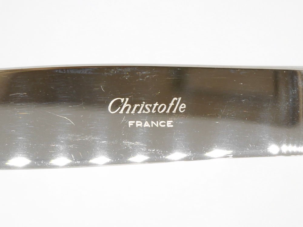 クリストフル CHRISTOFLE アルビ ALBI シルバーコーティング 銀食器 カトラリー スプーン フォーク ナイフ 3本セット F ● 
