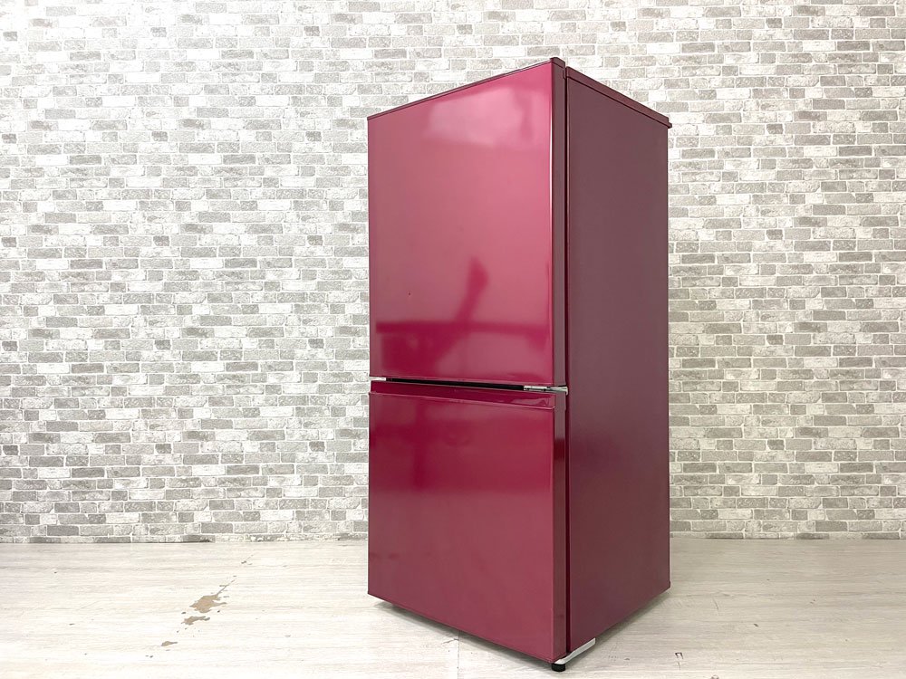 アクア AQUA 冷凍冷蔵庫 AQR-16G ルージュ 2ドア 157L 2018年製 ...
