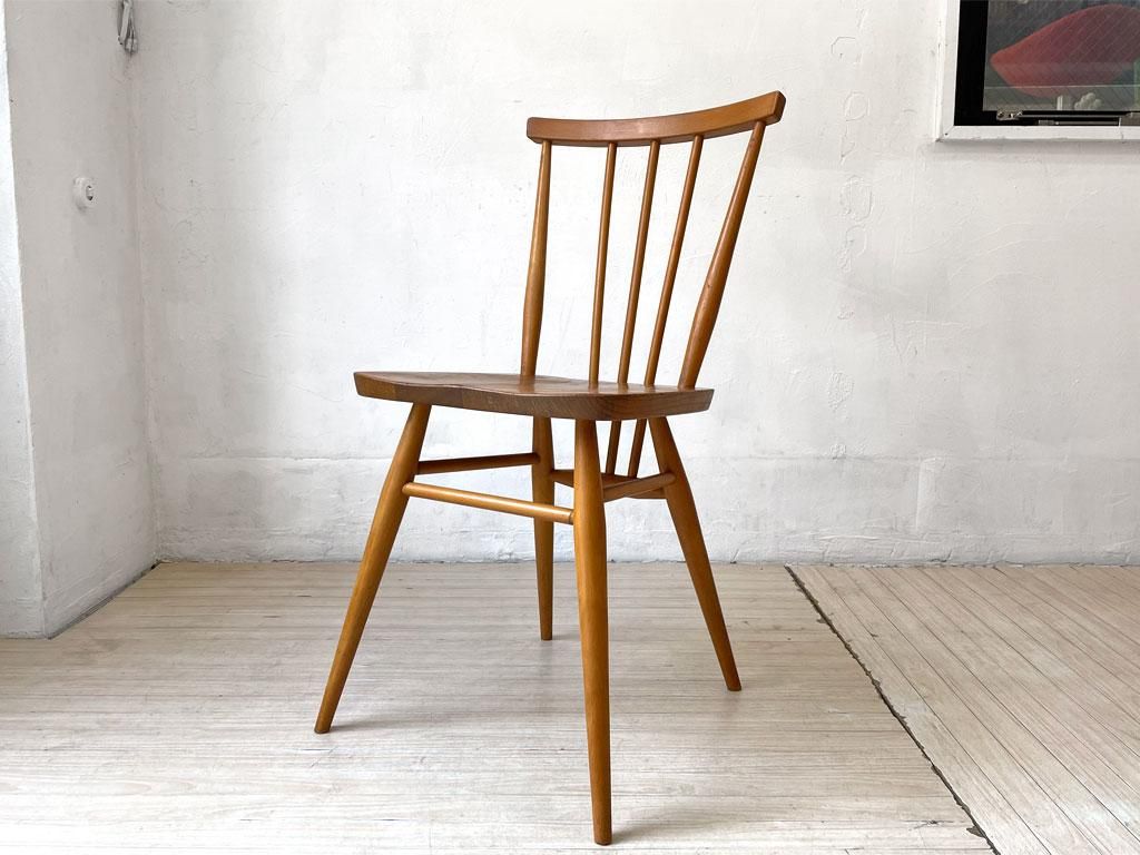 アーコール Ercol スティックバックチェア スピンドルチェア エルム材