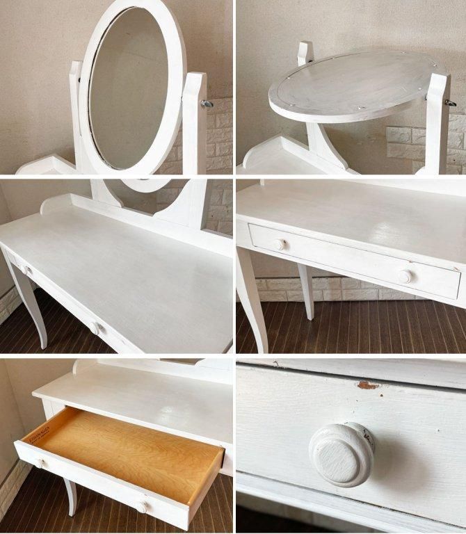 イーセンアーレン ETHAN ALLEN ドレッサー & スツール 2点セット