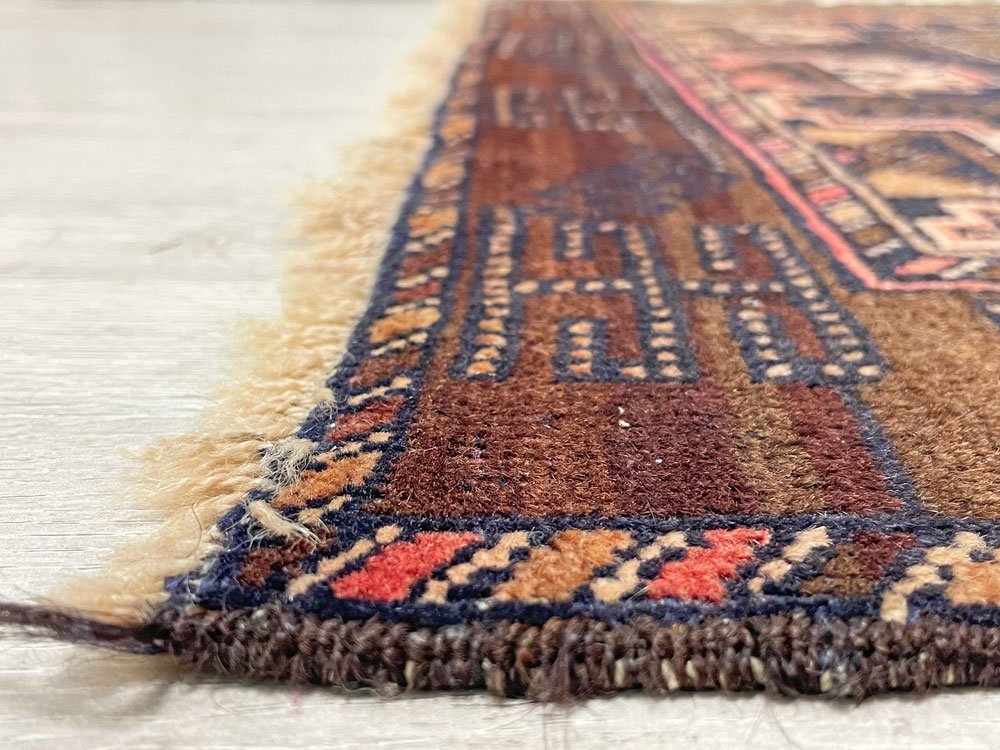 ビンテージ Vintage トライバルラグ バルーチ Bharuch ラグ 絨毯 