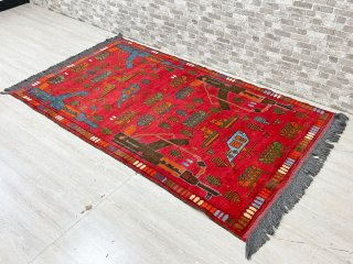 ӥơ Vintage 饰 War Rug ȥ륯² Turkmen ڥå  å ե˥ 190103cm  