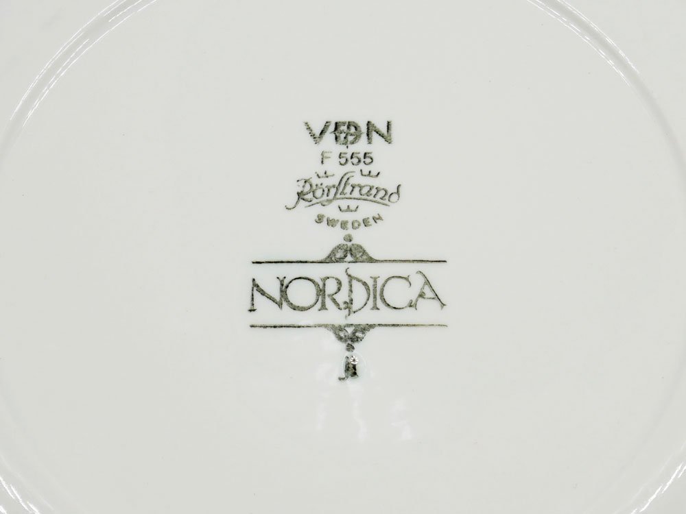 ロールストランド Rorstrand ノルディカ NORDICA プレート Φ20cm スウェーデン ビンテージ 北欧食器 A ● 
