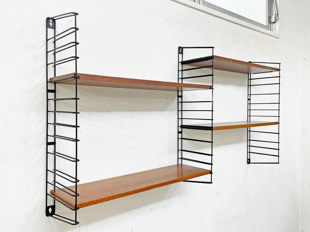 トマド TOMADO メタルウォールシェルフ METAL WALL SHELF チーク材