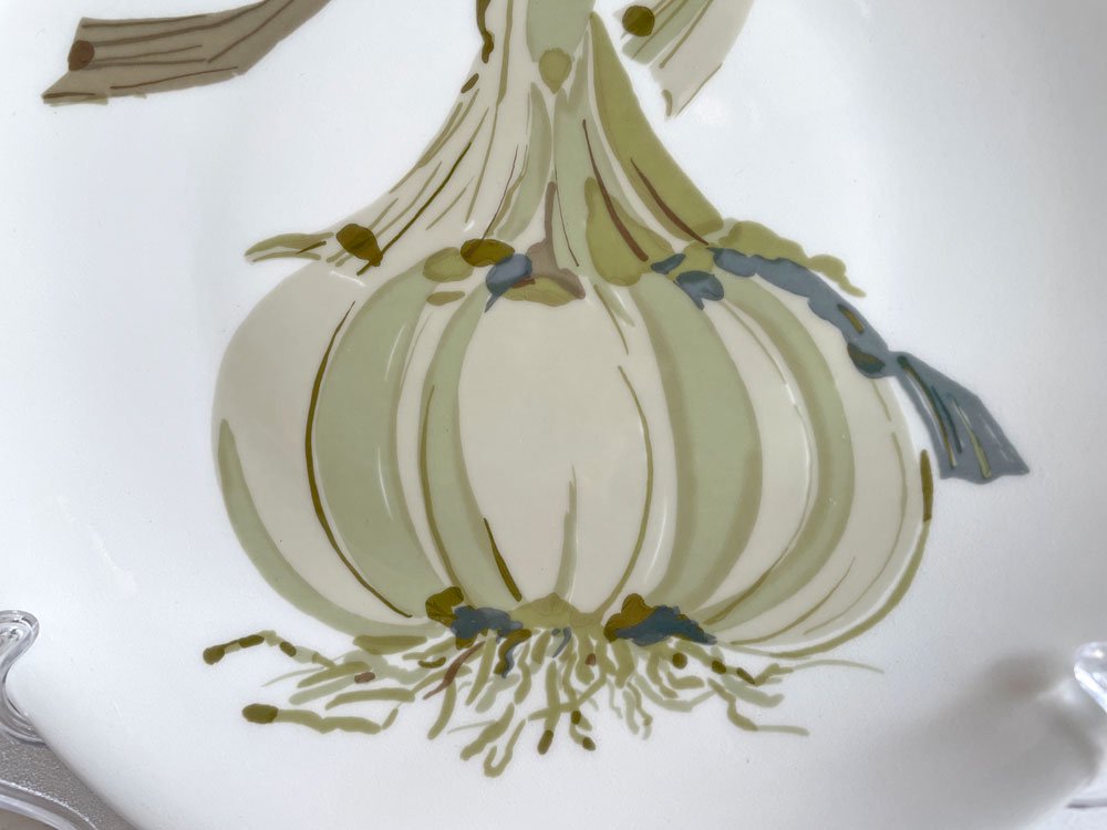 ӥ ARABIA Hand Painted Plate Garlic ڥ ץ졼 å GOG 롦=󥯥  ӥơ