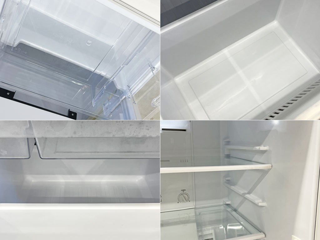 無印良品 MUJI 2ドア ホワイト バーハンドル ノンフロン冷蔵庫 MJ-R16A-2 157L 2019年製 深澤直人 デザイン監修 シンプルモダン 〓