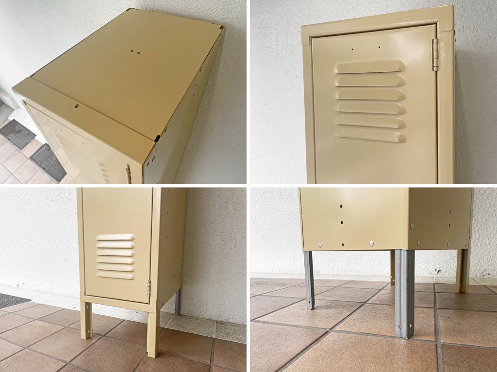 ꥪ LYON  å RECESSED HANDLE 1-TIER LOCKER ɥ 롼С LOUVER SAND ȥꥢ P.F.S谷 