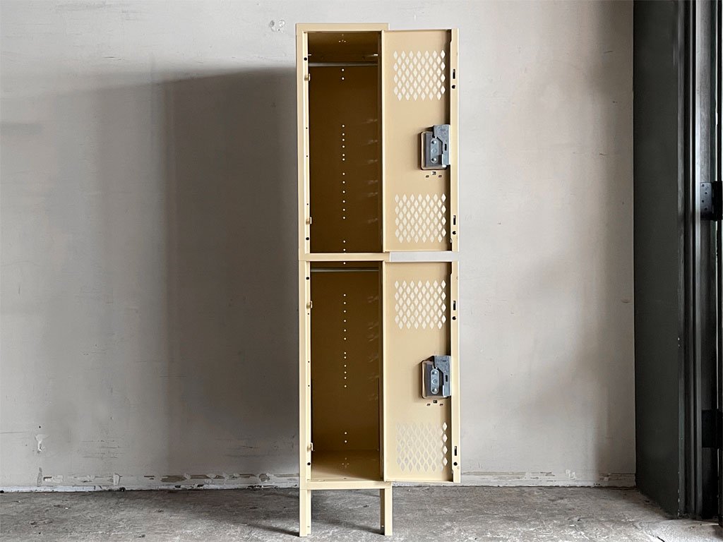 ꥪ LYON  å RECESSED HANDLE 2-TIER LOCKER 䥫å ꥻϥɥ ɥ١ P.F.S ѥեåե˥㡼ӥ谷 