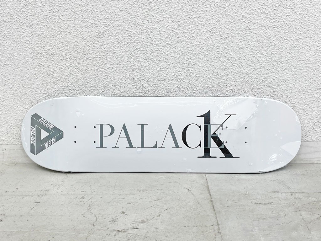 カルバンクライン × パレス スケートボーズ Calvin Klein × PALACE SKATEBOARDS CK1 PALACE スケートボードデッキ 8.5インチ 保管品 〓