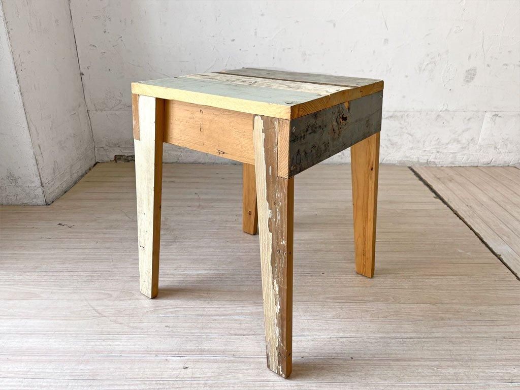 Piet hein eek ピートヘインイーク スクラップウッドスツール-